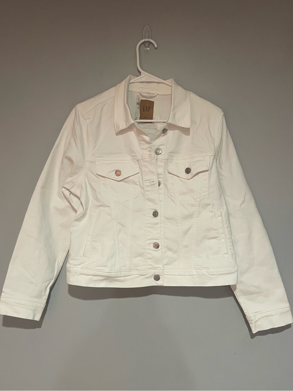 GAP Women's White Denim Jean Jacket